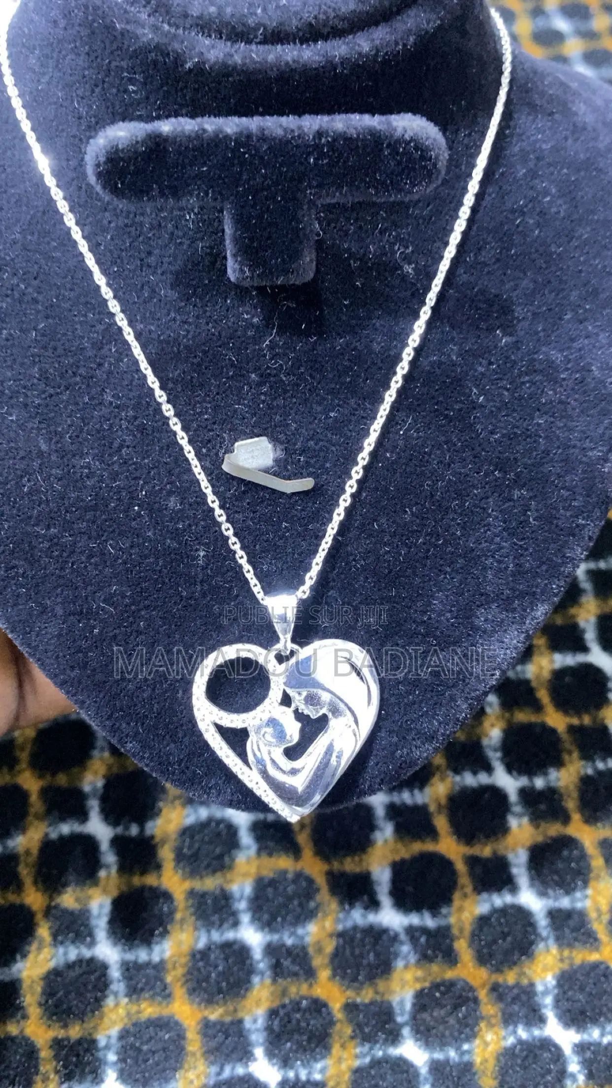Collier Et Pendentif en Argent Pur 925