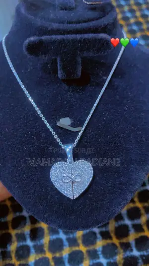Collier Et Pendentif en Argent Pur 925