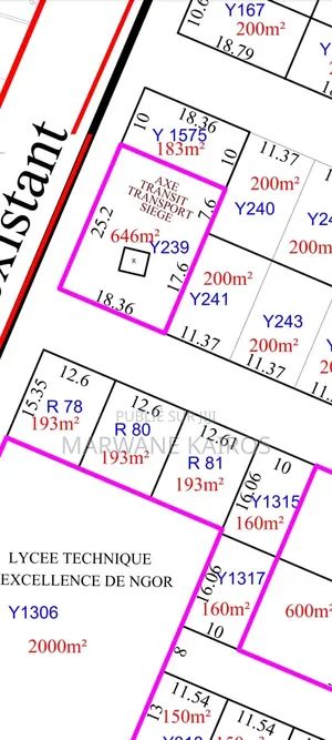 Lot De Terrains De 200 M2 Aux Almadies Dakar