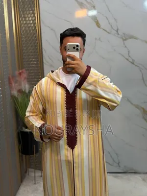 Jalaba Marocain 3 Pièces Pour Homme