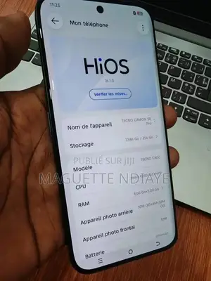 Nouveau Tecno Camon 50 Pro 256 GB Noir