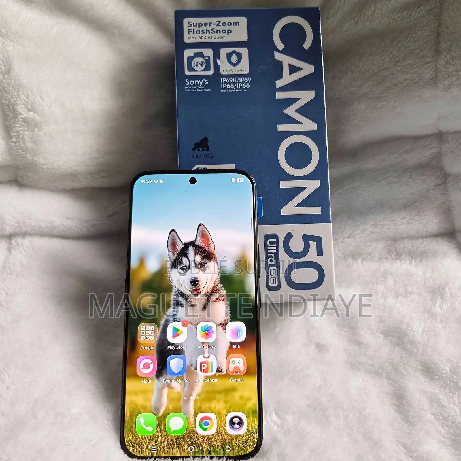 Nouveau Tecno Camon 50 Ultra 512 GB Noir
