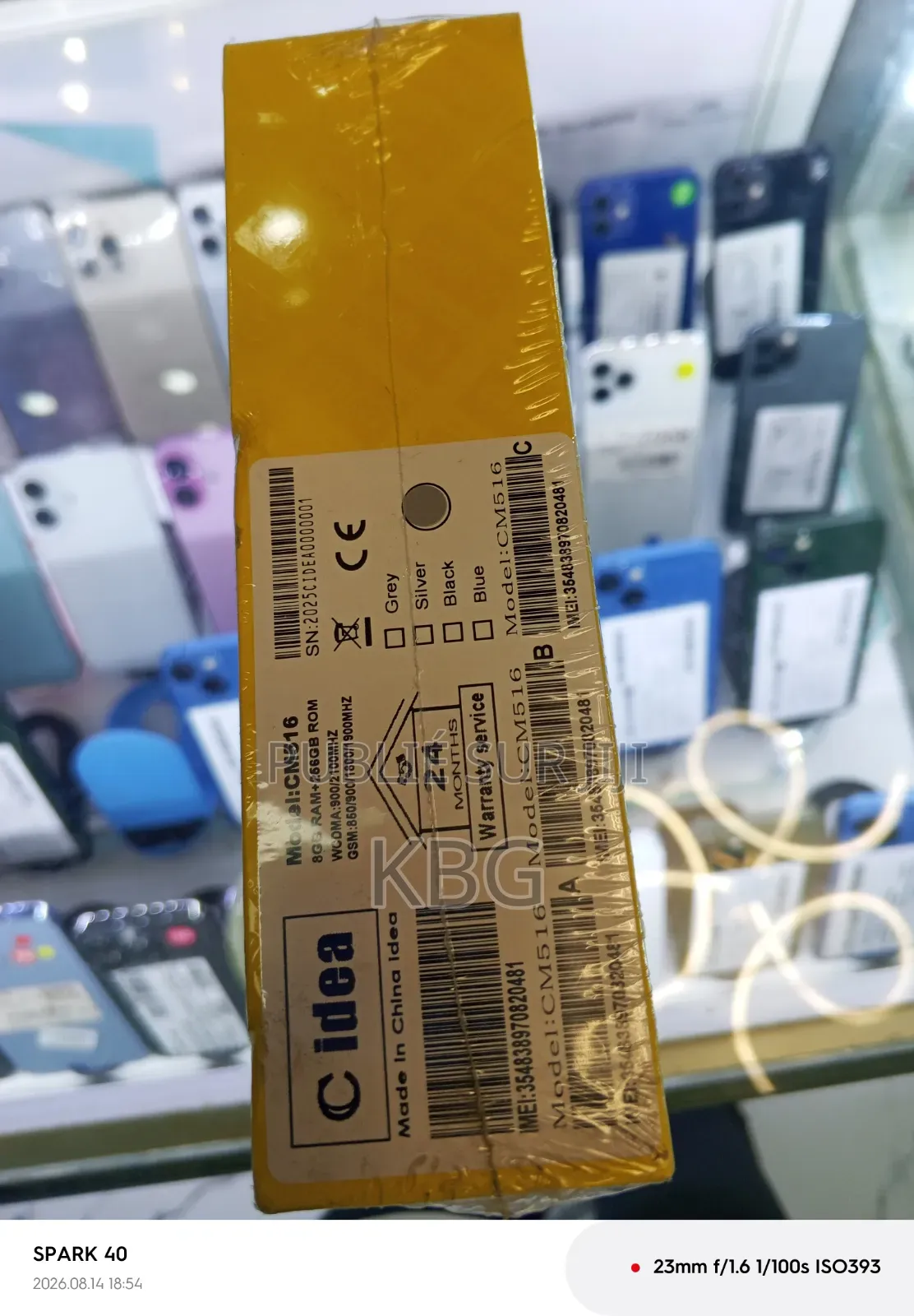 Nouveau C idea CM500 256 GB Noir