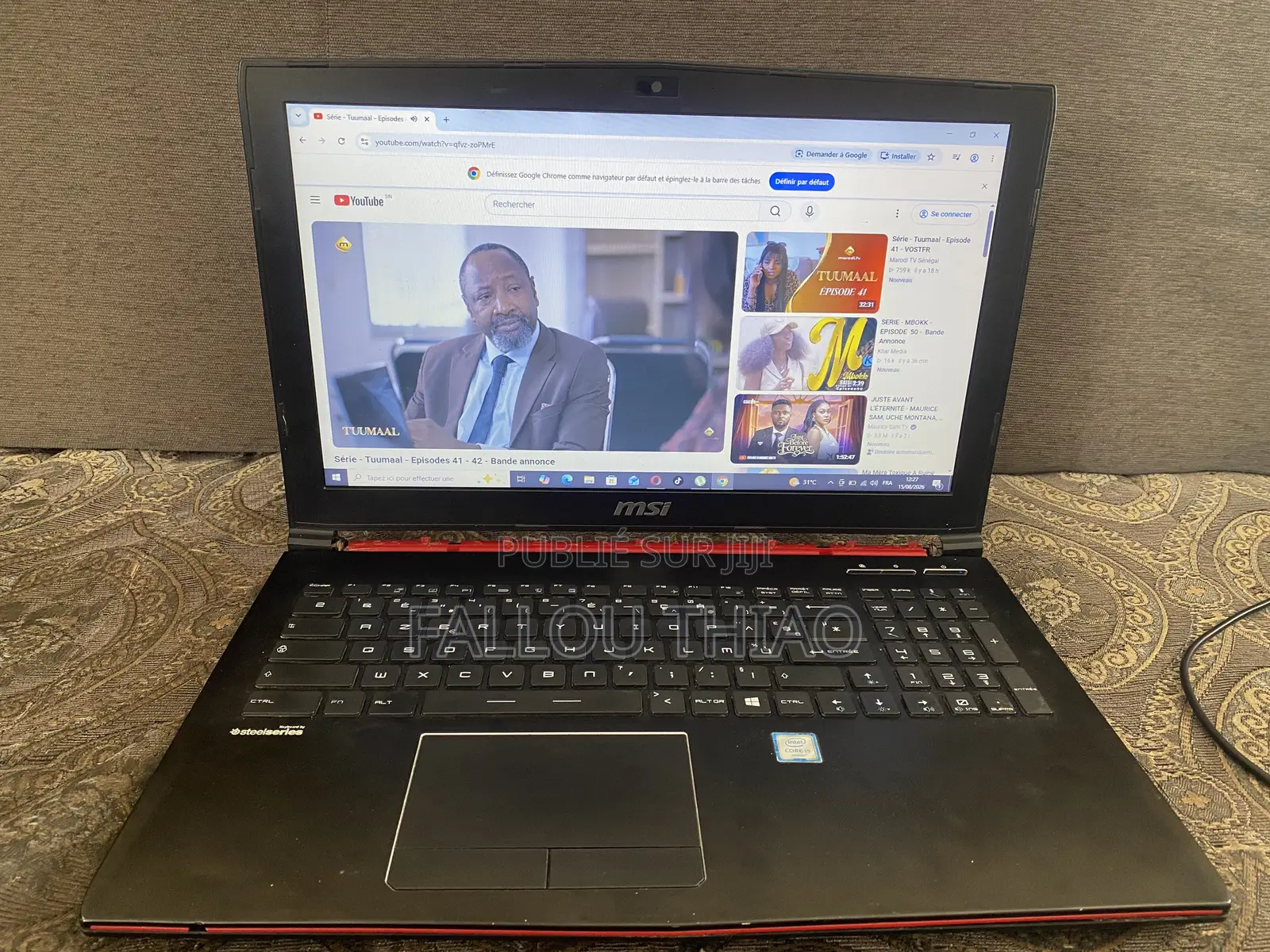 Ordinateur portable MSI GE70-0NC 8GB Intel Core i5 HDD+SSD 128GB