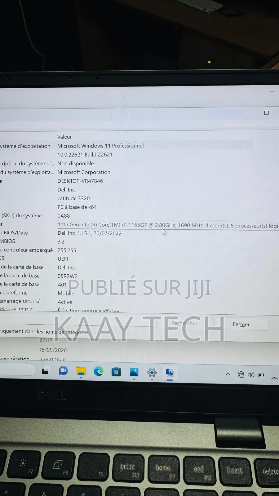 Ordinateur portable Dell Latitude 3320 8GB Intel Core i7 SSD 256GB