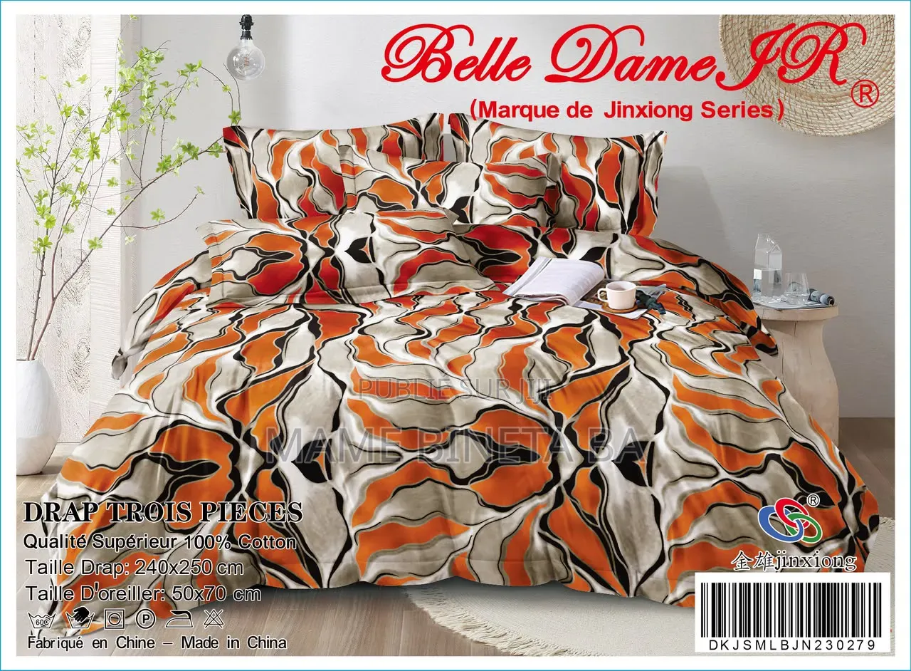 Drap 3 Pièces 100% Coton