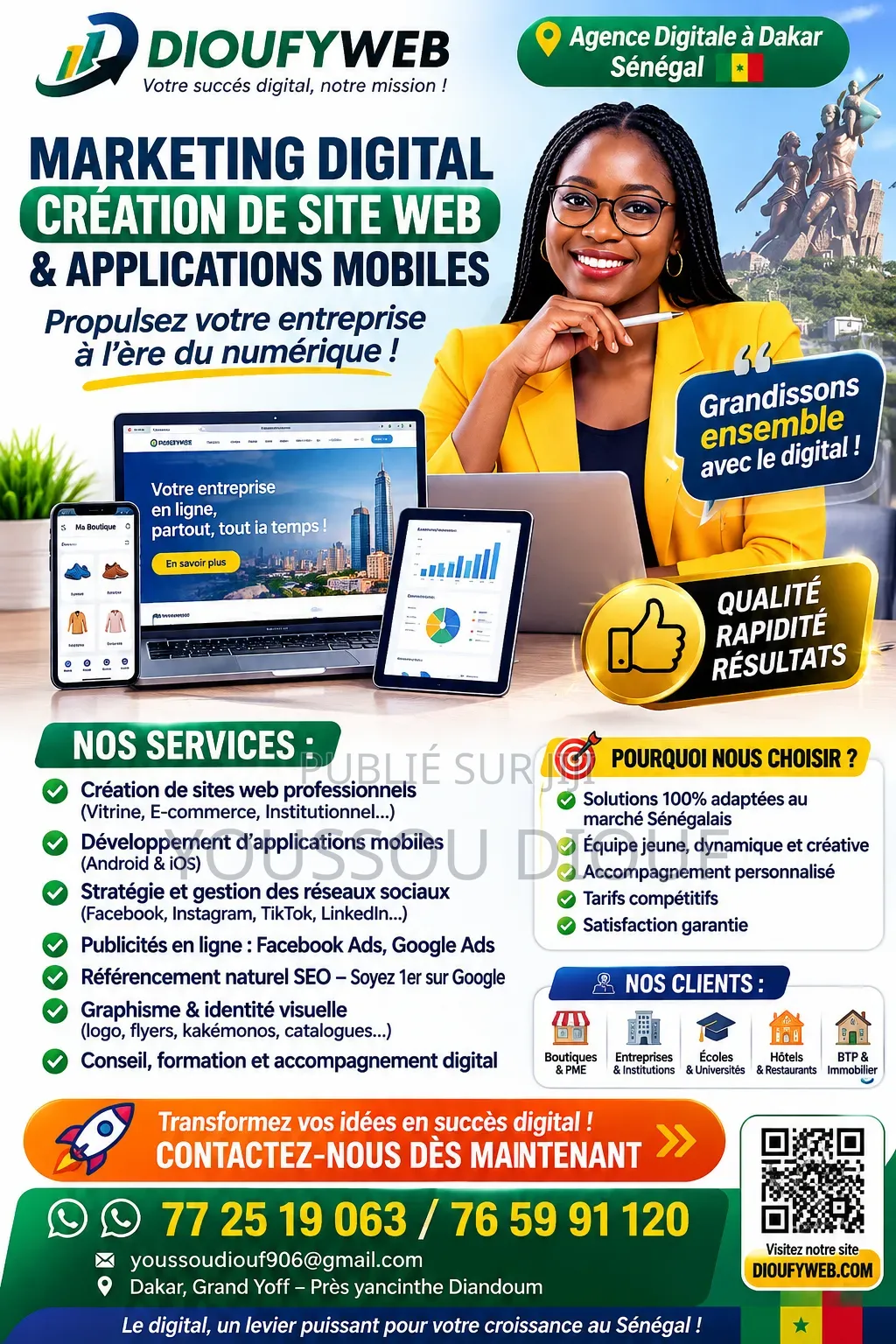 Services Marketing Digital Et Créade Site Web Et Applications Mobiles
