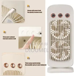 Mini Ventilateur À Eau Rechargeable