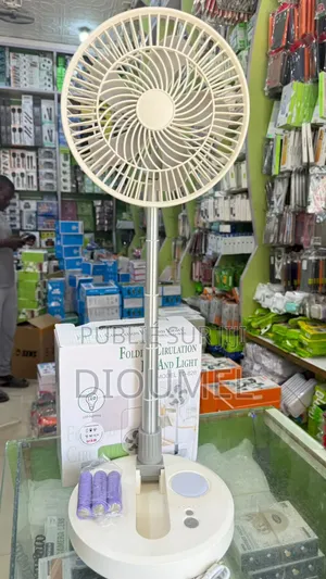 Ventilateur Pliable Rechargeable