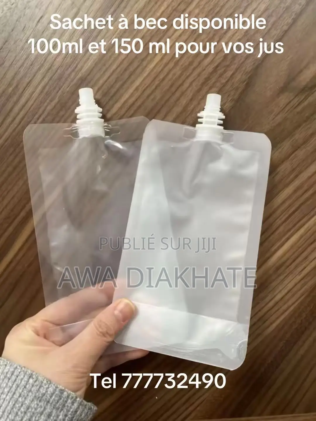 Vendre Sachet Jus