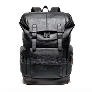 Sac À Dos en Cuir Véritable "L'Aventurier" - Élégance Durable Et Poly.