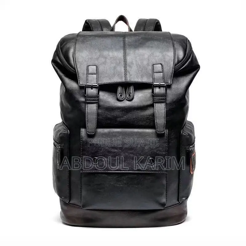 Sac À Dos en Cuir Véritable "L'Aventurier" - Élégance Durable Et Poly.