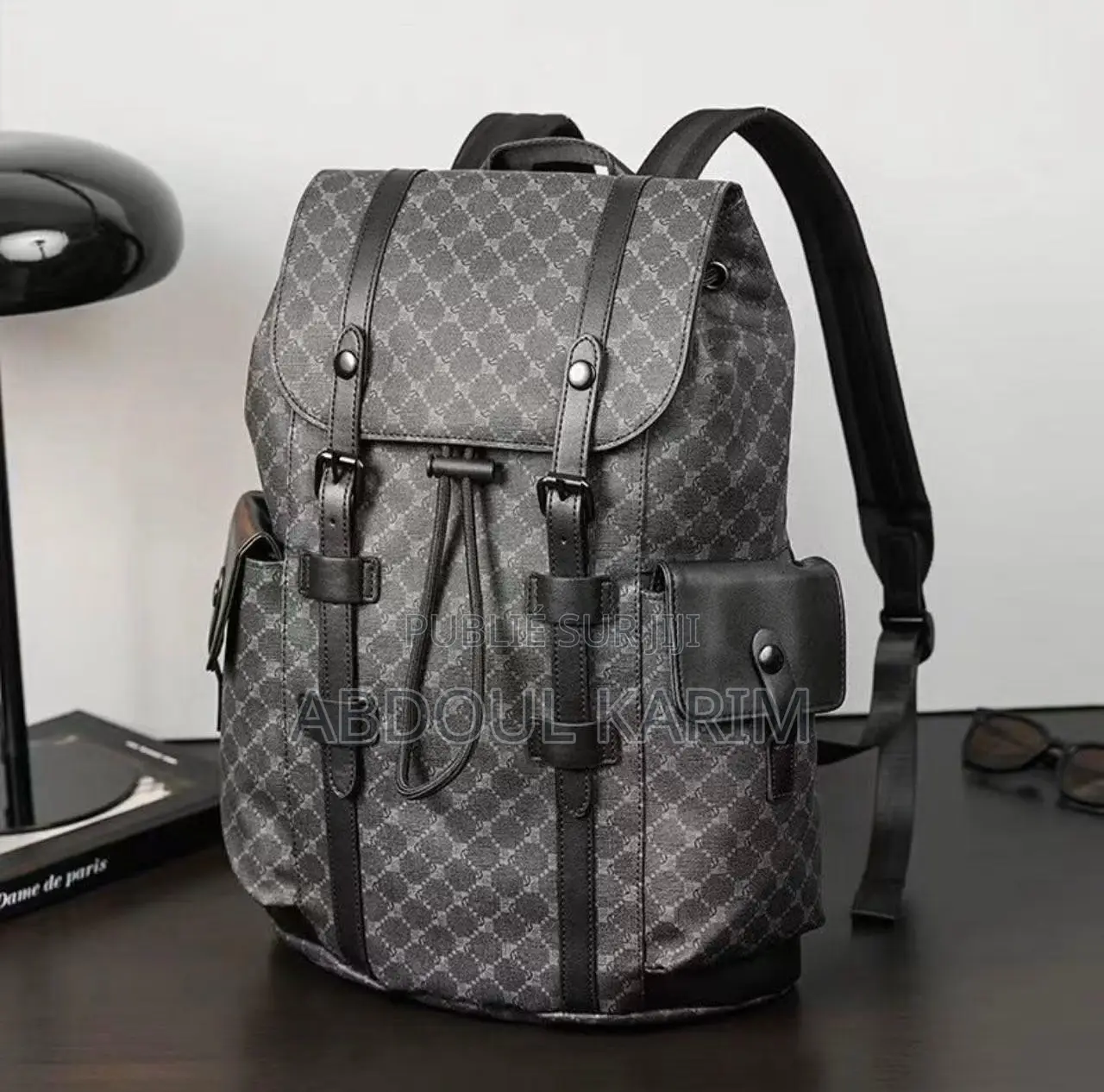 Sac À Dos en Cuir Véritable "L'Aventurier" - Élégance Durable Et Poly.