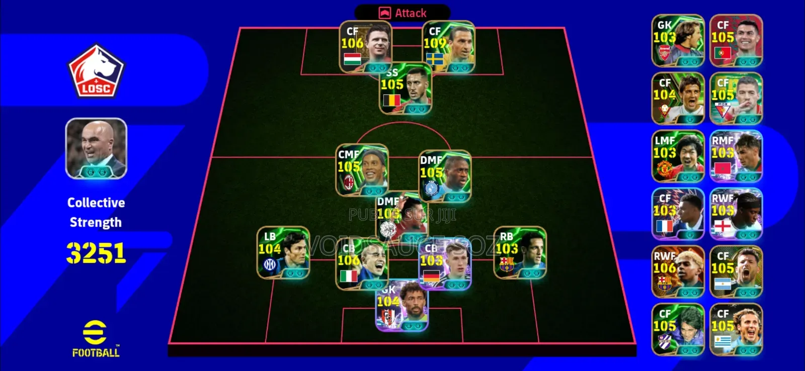 Compte Efootball