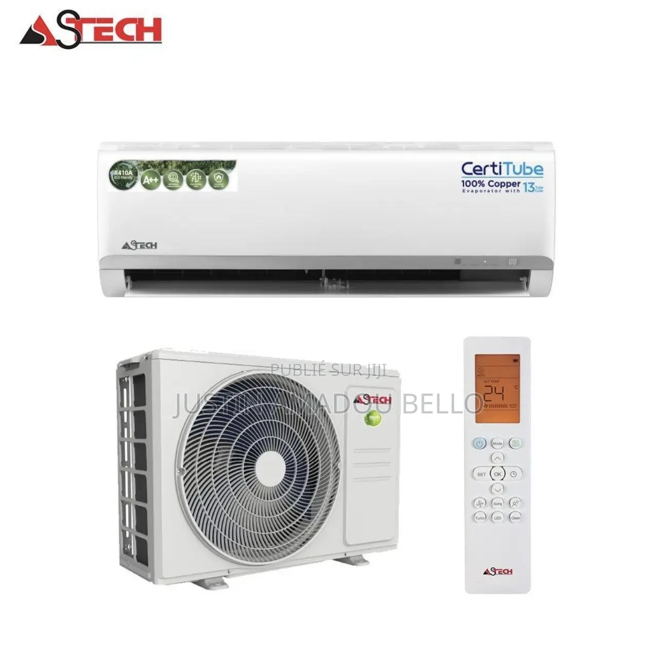 Climatiseur Split Astech – CertiTube 100 % Cuivre