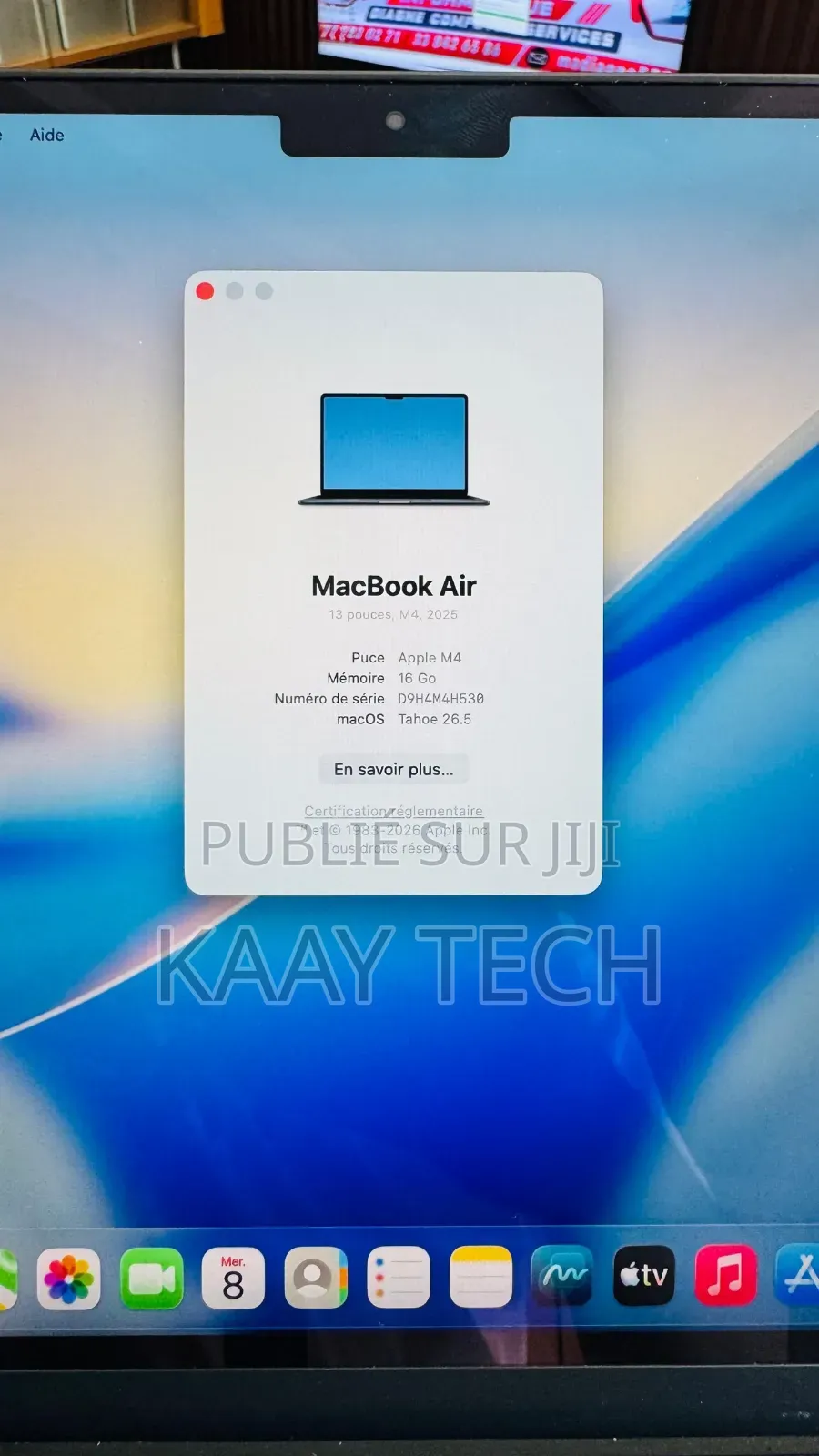Ordinateur portable Apple MacBook Air 2025 M4 16GB Apple M4 SSD 256GB