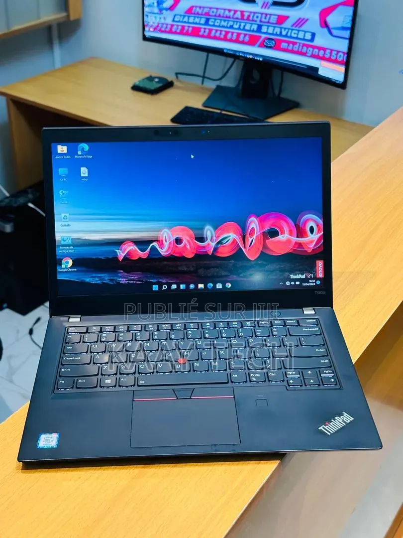 Ordinateur portable Lenovo ThinkPad T480s 16GB Intel Core i7 SSD 256GB