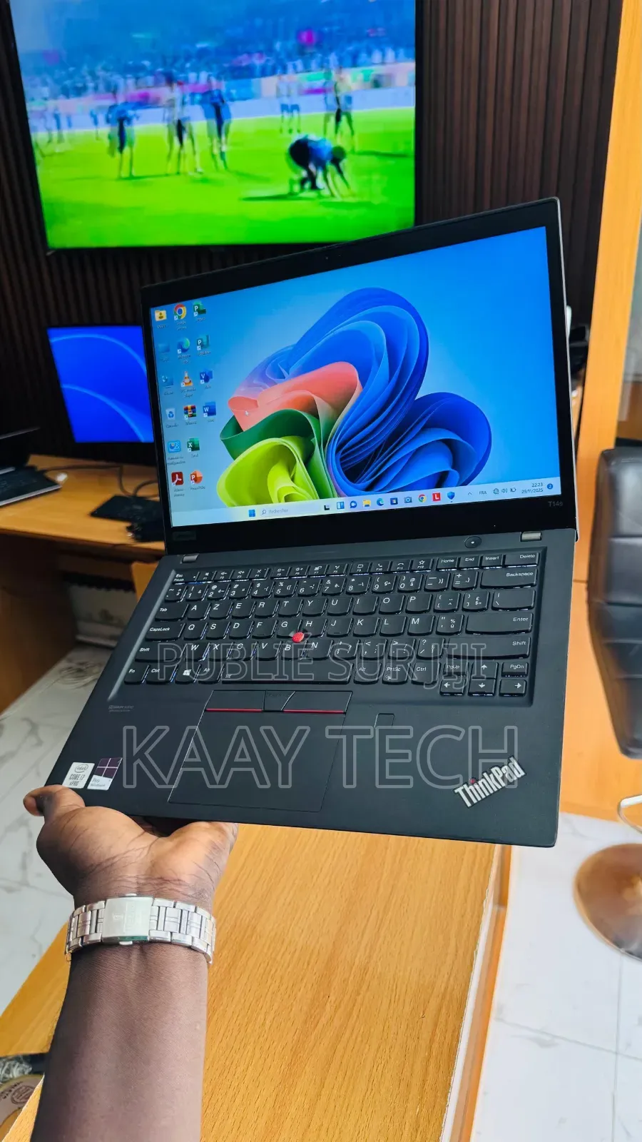 Ordinateur portable Lenovo ThinkPad T14 16GB Intel Core i7 SSD 256GB